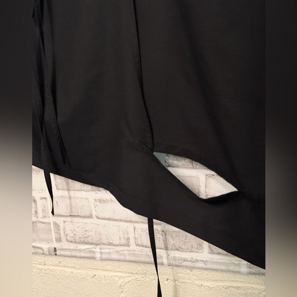 The Row Bamby Decontructed Top Black size XS/S Apron style Wool Flowy Open back - Picture 6 of 12